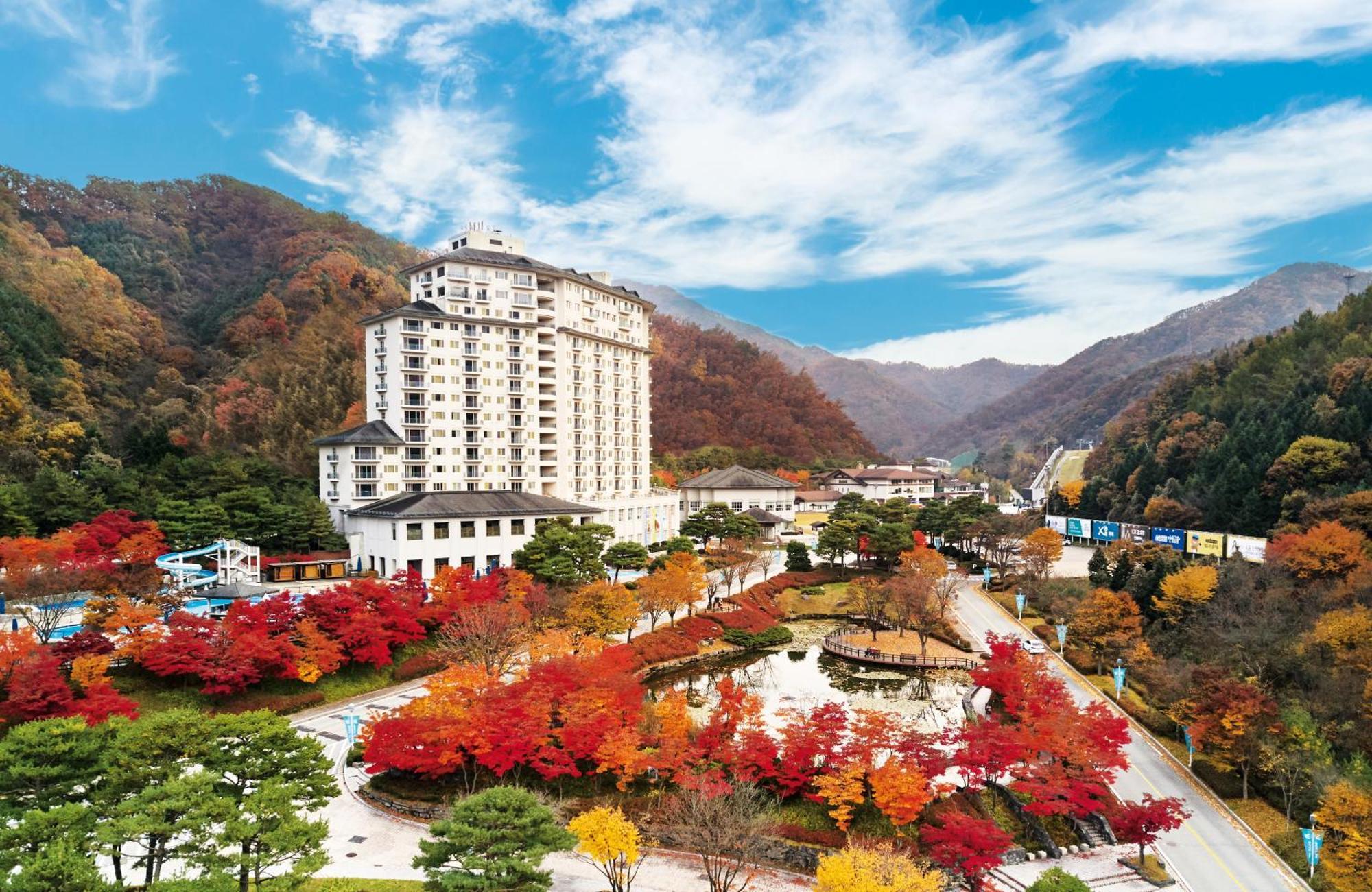 Elysian Gangchon Resort Chuncheon Dış mekan fotoğraf